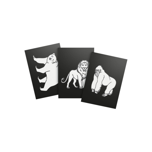 Kidyneon - Kit para decoração luminosa de parede - Animais KIDYWOLF