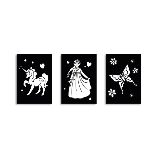 Kidyneon - Kit para decoração luminosa de parede - Era uma vez KIDYWOLF