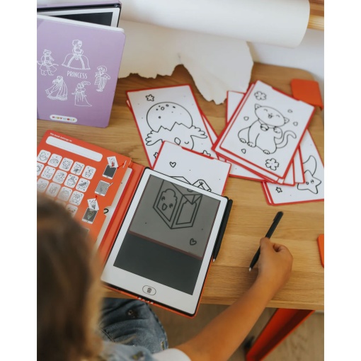 Bloco de desenho com ecrã LCD - Kawai KIDYWOLF KIDYDRAW