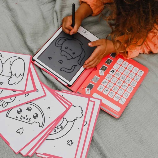 Bloco de desenho com ecrã LCD - Kawai KIDYWOLF KIDYDRAW