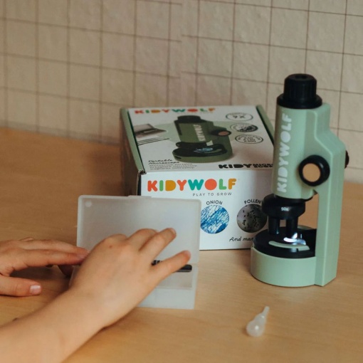 Microscópio Kidy verde KIDYWOLF