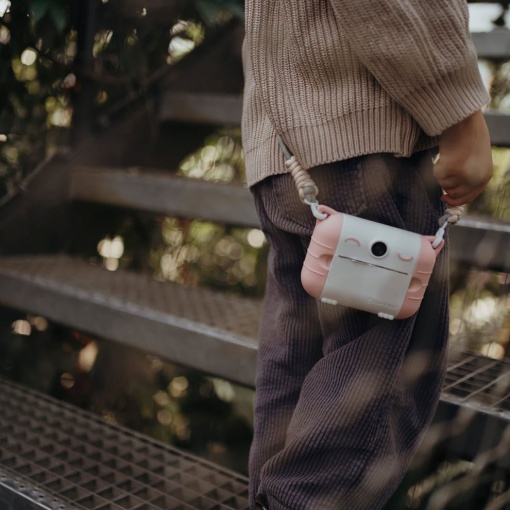 Máquina fotográfica com impressão Kidyprint rosa KIDYWOLF