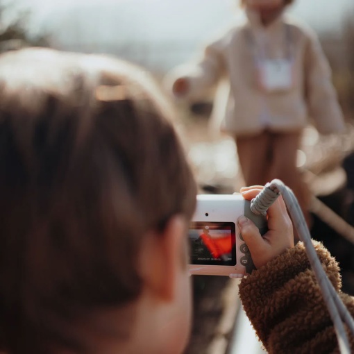 Máquina fotográfica com impressão Kidyprint rosa KIDYWOLF