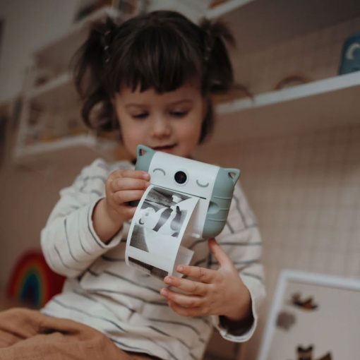 Máquina fotográfica com impressão Kidyprint verde KIDYWOLF