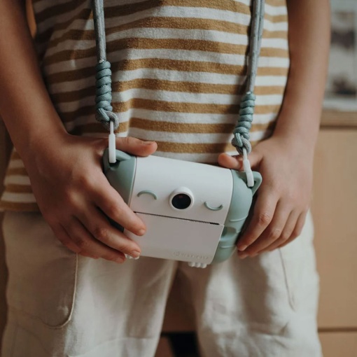Máquina fotográfica com impressão Kidyprint verde KIDYWOLF