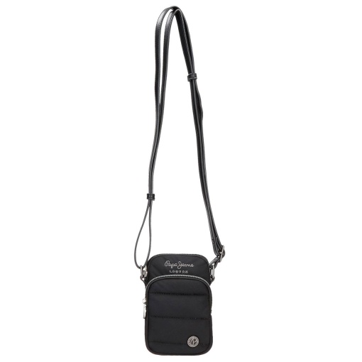 Bolsa de telemóvel PEPE JEANS Aura preta 7,5x11x2,5cm
