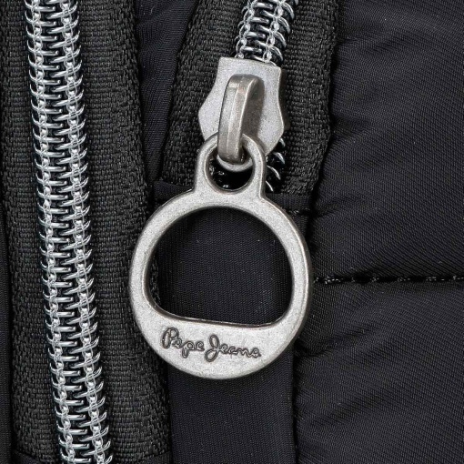Bolsa de telemóvel PEPE JEANS Aura preta 7,5x11x2,5cm
