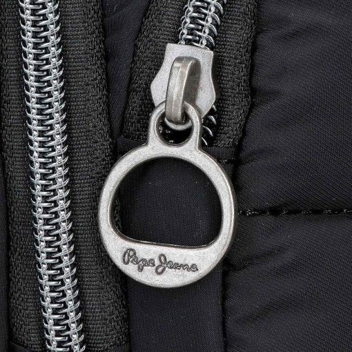 Mochila PEPE JEANS Aura preta 28x36x14cm