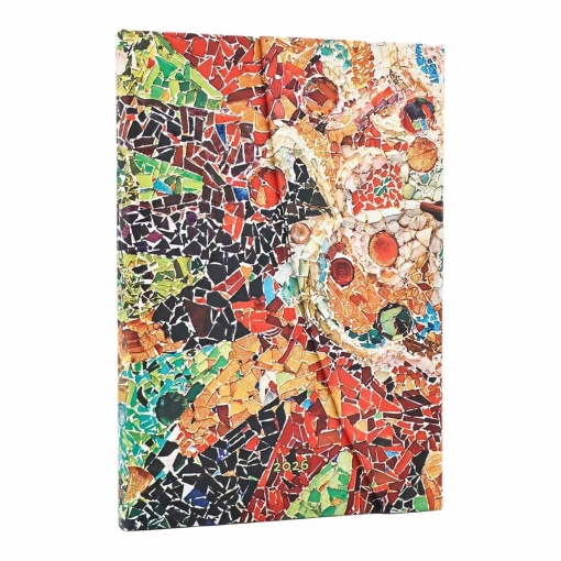 Agenda semanal 130x180mm 2026 PAPERBLANKS Midi Gaudi's Sun