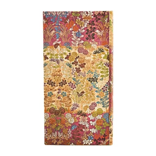 Agenda semanal 95x180mm 2026 PAPERBLANKS Slim Kara-Ori Pink
