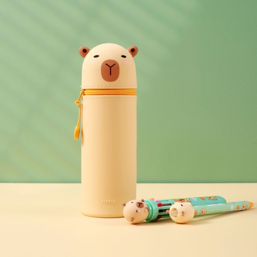 Estojo escolar de silicone iTotal capivara