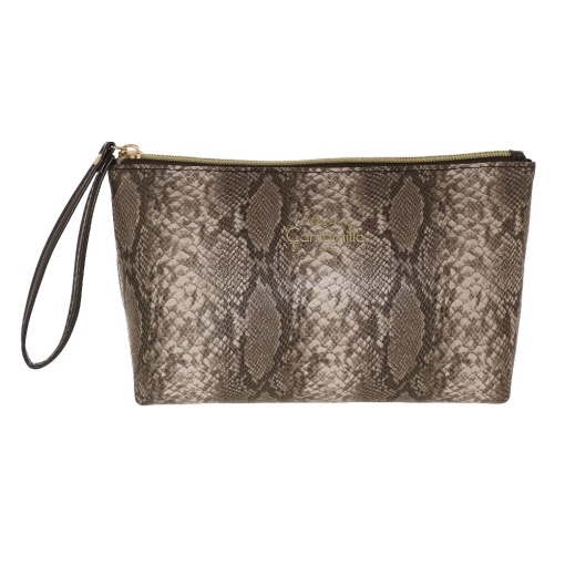 BOLSA CAMOMILLA COUTURE CASTANHA 14X25X8CM 19738