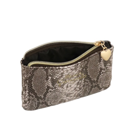 BOLSA CAMOMILLA COUTURE CASTANHA 9X13X1CM 19746
