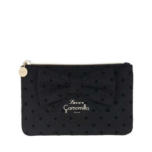 BOLSA CAMOMILLA POLKA GLAM PRETA 12,5X20X1,5CCM 19488