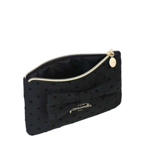 BOLSA CAMOMILLA POLKA GLAM PRETA 12,5X20X1,5CCM 19488