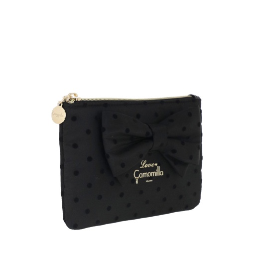 BOLSA CAMOMILLA POLKA GLAM PRETA 12,5X20X1,5CCM 19488