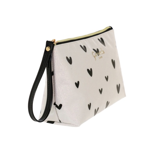 BOLSA CAMOMILLA LOVE ME BRANCO/PRETO 14X25X8CM 19770