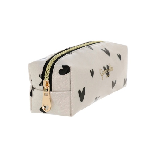 BOLSA CAMOMILLA LOVE ME BRANCO/PRETO 7X21X8CM 19779