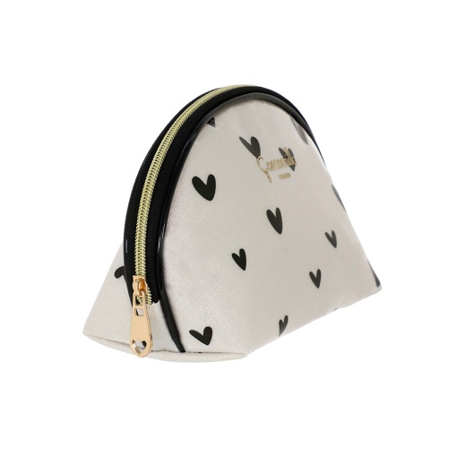 BOLSA CAMOMILLA LOVE ME BRANCO/PRETO 13X22X10CM 19757