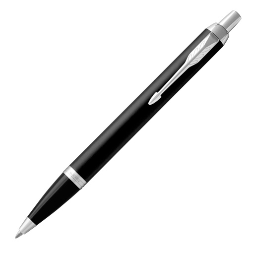 Esferográfica PARKER IM preto mate Chrome Trim M