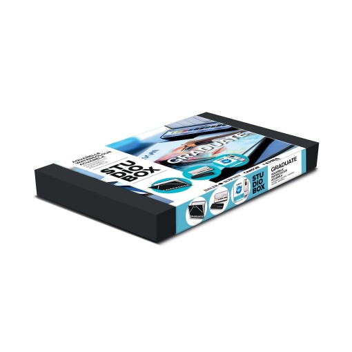 Conjunto de pintura aguarela Studio Box GRADUATE