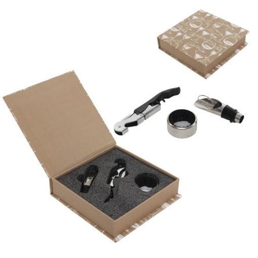 Conjunto de acessórios para vinho 3 peças D'CASA