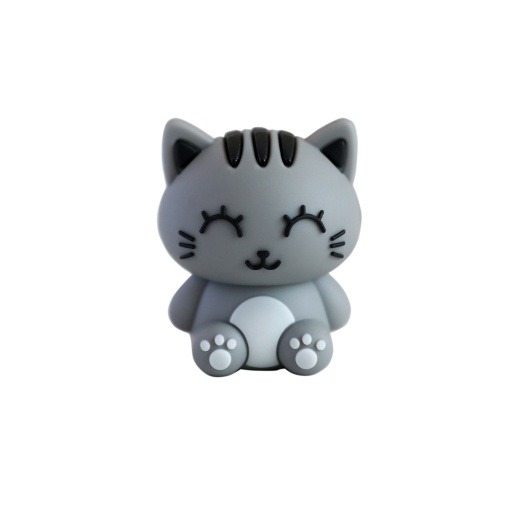 Afia 3D iTotal gato cinza