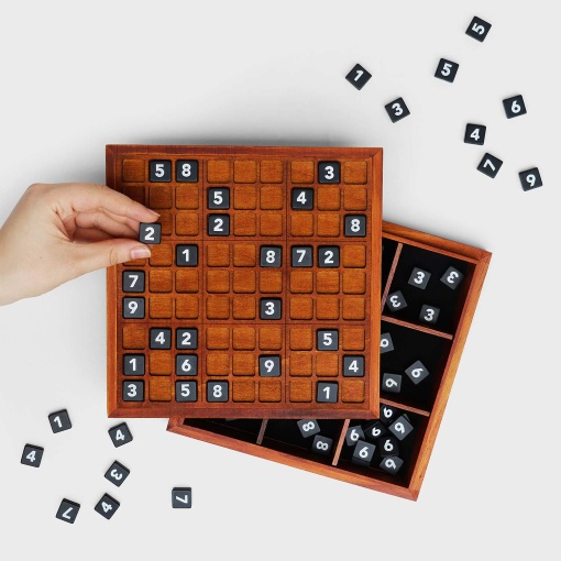 Sudoku deluxe XL em caixa de madeira IRON & GLORY LK