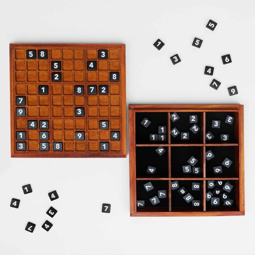 Sudoku deluxe XL em caixa de madeira IRON & GLORY LK