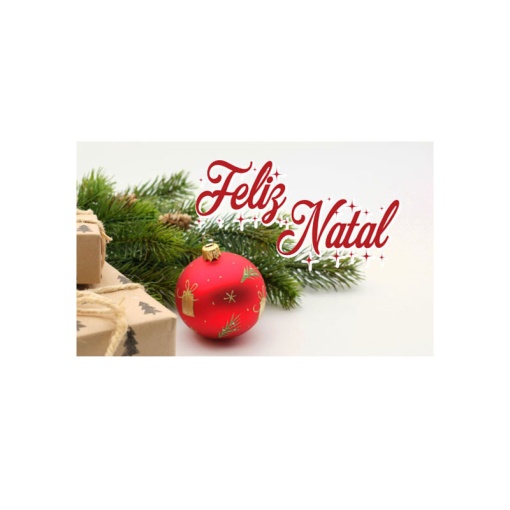 Etiquetas adesivas em rolo de/para Feliz Natal JOLUMO -  200 unidades