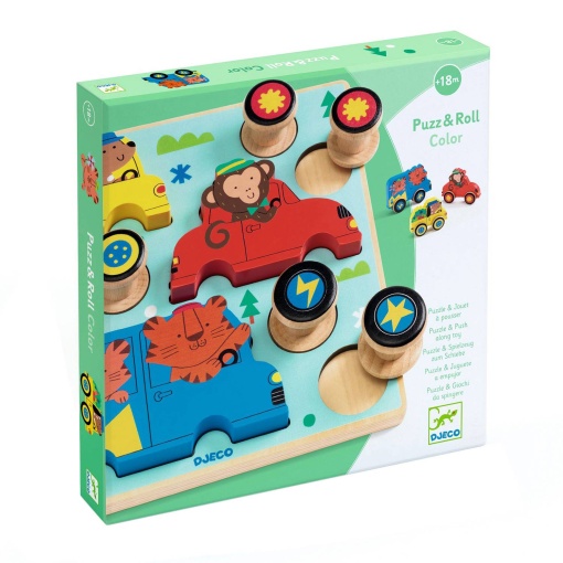 Puzzle DJECO Puzz & Roll Color
