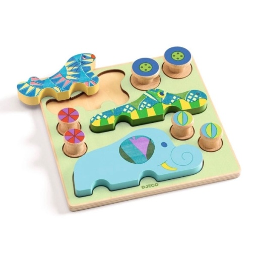 Puzzle DJECO Puzz & Roll Bariolo