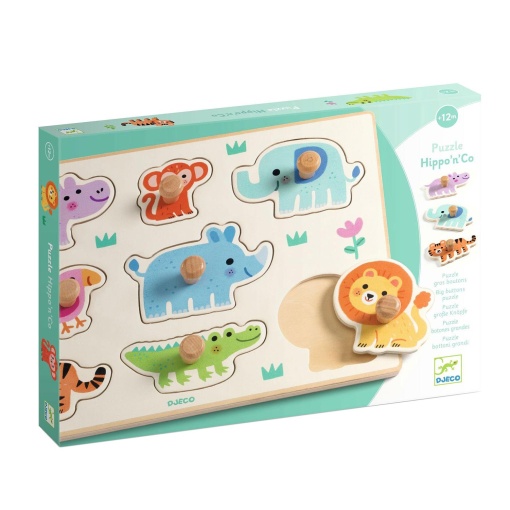 Puzzle DJECO Hippo n Co