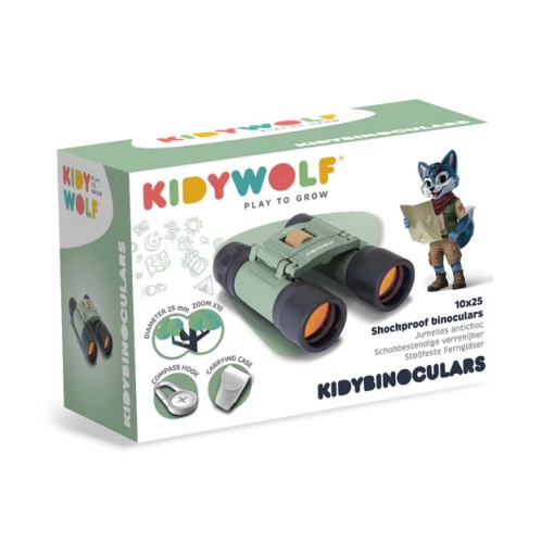 Binóculos Kidybinoculars verde KIDYWOLF