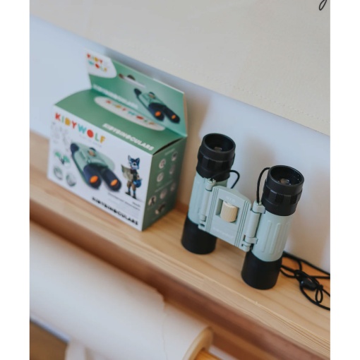 Binóculos Kidybinoculars verde KIDYWOLF