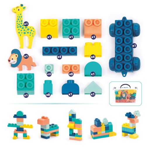 Briqui - veículo com blocos de construção LUDI