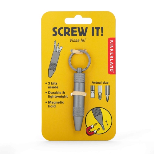 Porta-chaves com chave de fendas Screw it! KIKKERLAND