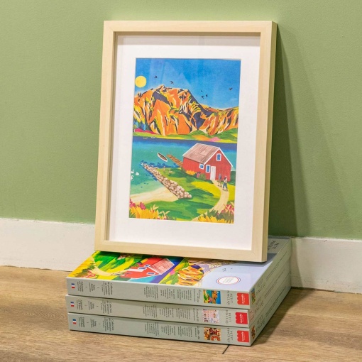 Pintar por números La Petite Épicerie Petit Pinceau 24,5x32,5cm - caminhada na Noruega