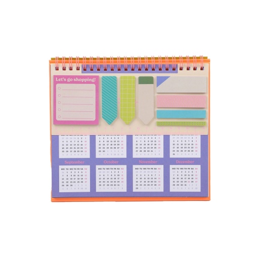 Calendário de mesa 2026 MR.WONDERFUL "Ready, steady...go"