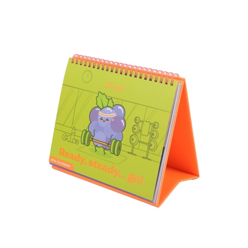 Calendário de mesa 2026 MR.WONDERFUL "Ready, steady...go"