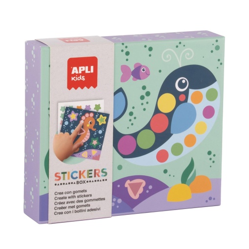 Stickers geométricos - o oceano APLI Kids