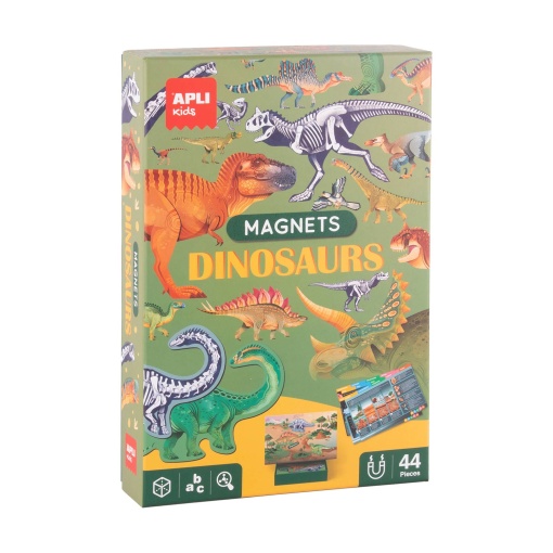 Magnets dinossauros 44 peças APLI Kids