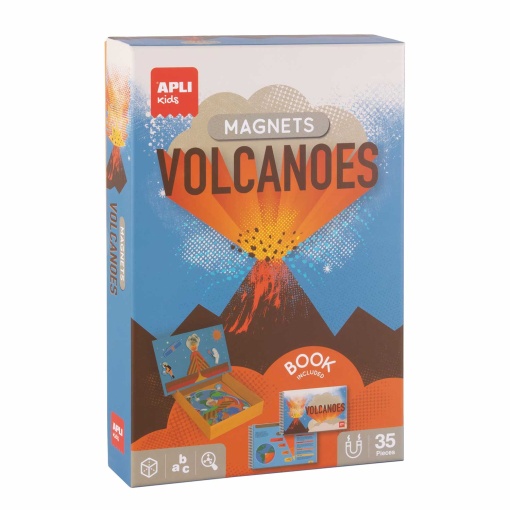 Magnets vulcões 35 peças APLI Kids