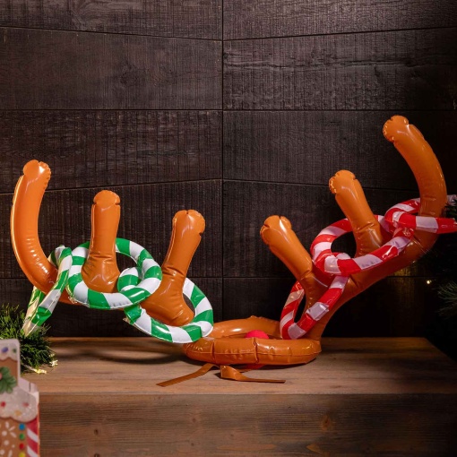Jogo de lançamento de argolas insuflável oh my deer LEGAMI It's Christmas Time