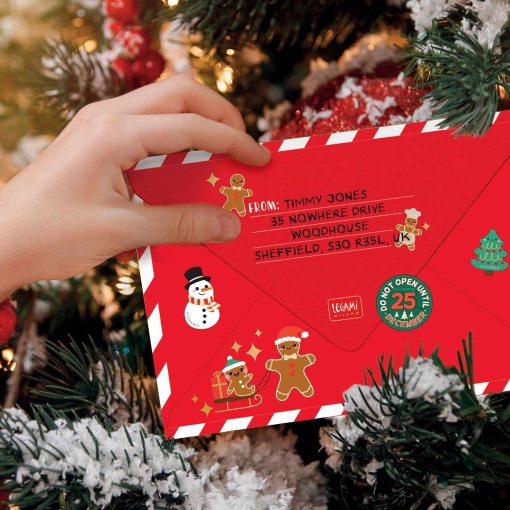 Kit para escrever carta ao Pai Natal LEGAMI It's Christmas Time
