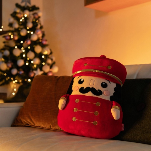 Almofada soldado quebra-nozes Super Soft! 27x43cm LEGAMI It's Christmas Time
