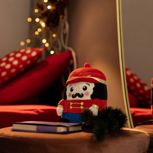 Peluche soldado quebra-nozes Super Soft! 13x22cm LEGAMI It's Christmas Time