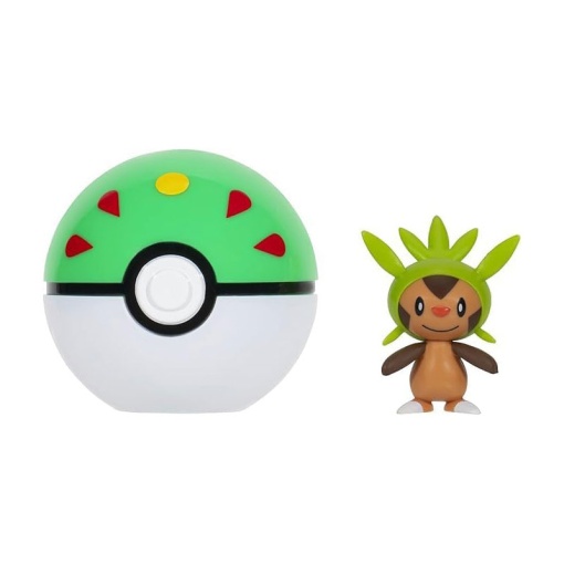 Pokémon Clip n'Go - Chespin + bola de amizade