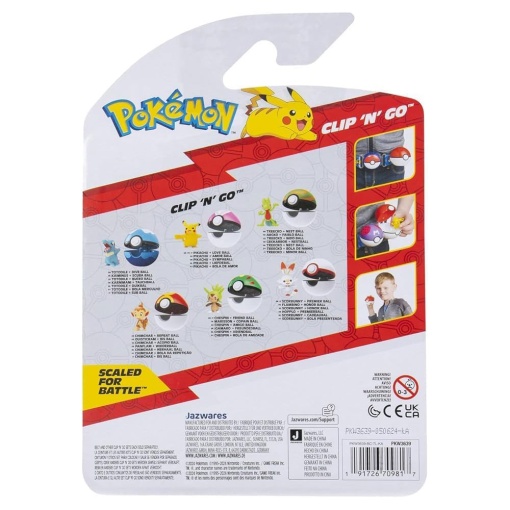 Pokémon Clip n'Go - Treecko + bola de ninho