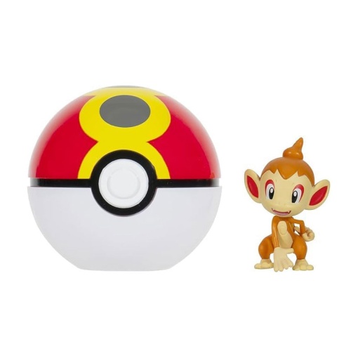 Pokémon Clip n'Go - Chimchar + bola de repetição